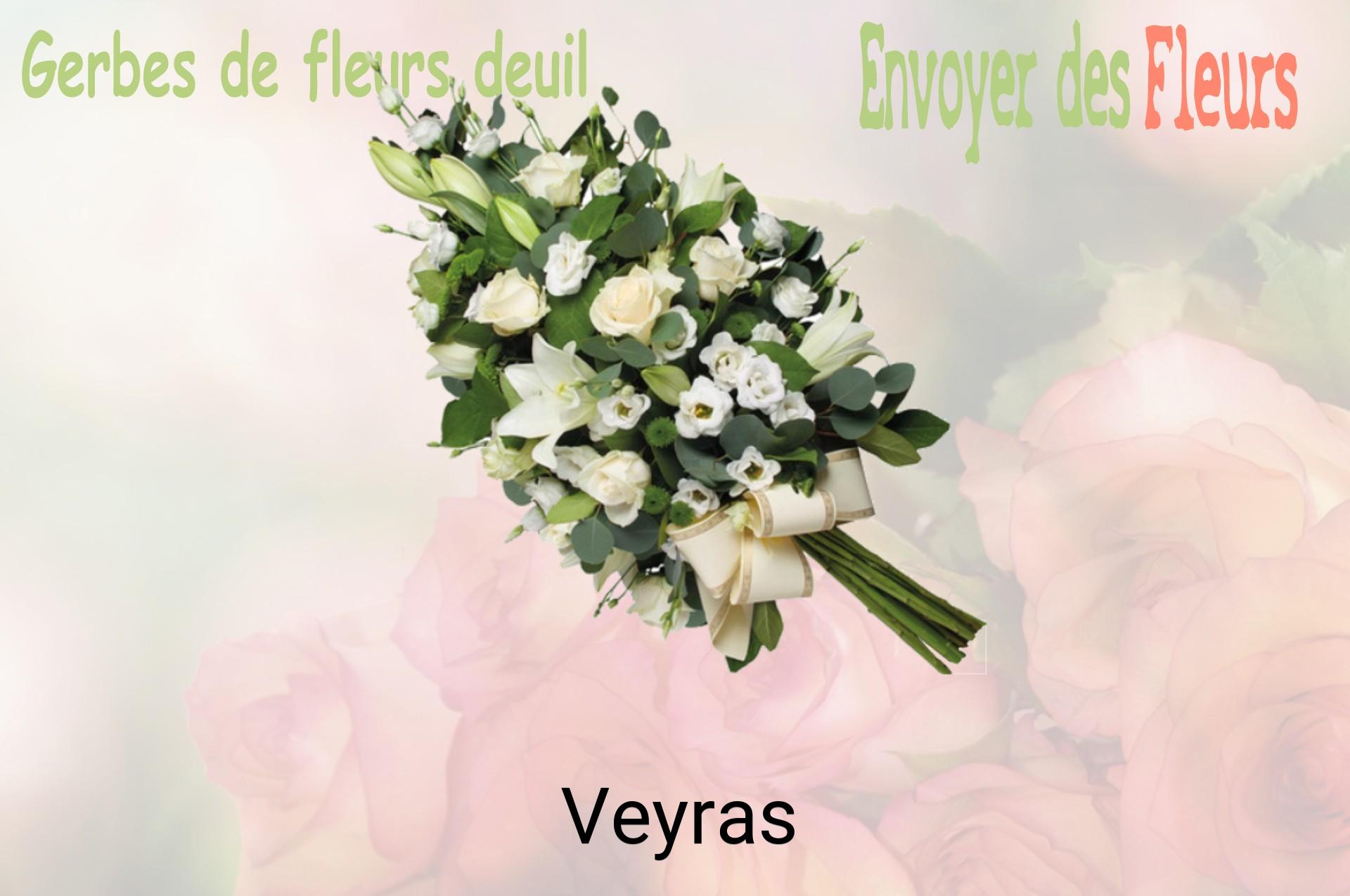 Gerbe de fleurs de deuil livrée à Veyras
